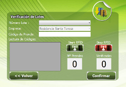 GerigesLV Verificación de entrada de lote de Ropa Sucia GerigesLV Verificación de entrada de lote de Ropa Sucia