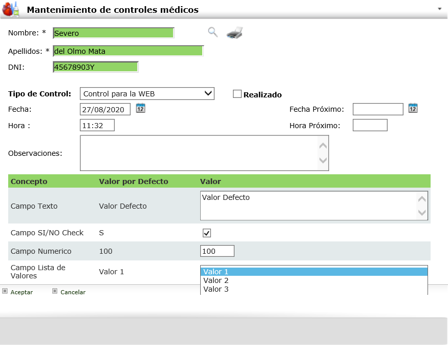 Planificación de Actividades por zonas