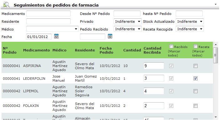 Planning de trabajadores para una zona