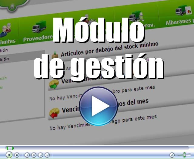 Video Módulo de Gestión en Geriges