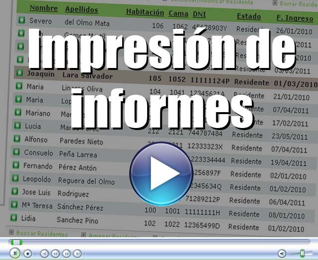 Video Módulo de Informes en Geriges